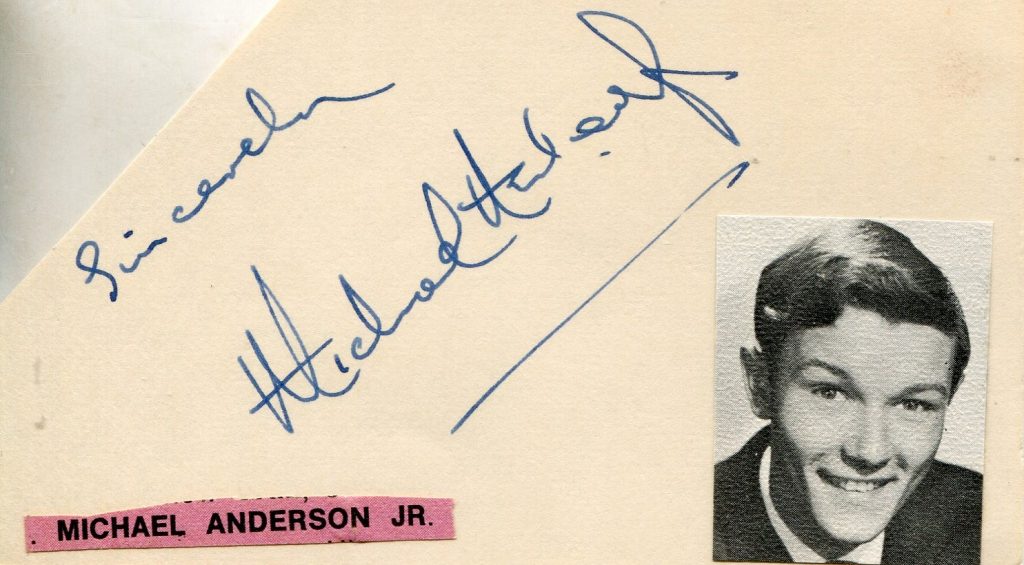 Michael Anderson Jr Movies & Autographed Portraits Through The Decades