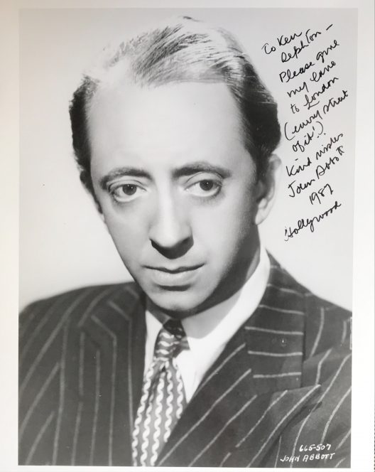 John Abbott Movies & Autographed Portraits Through The Decades
